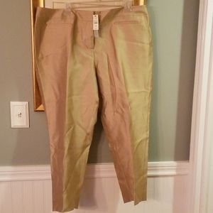 Talbots silk capris/pants